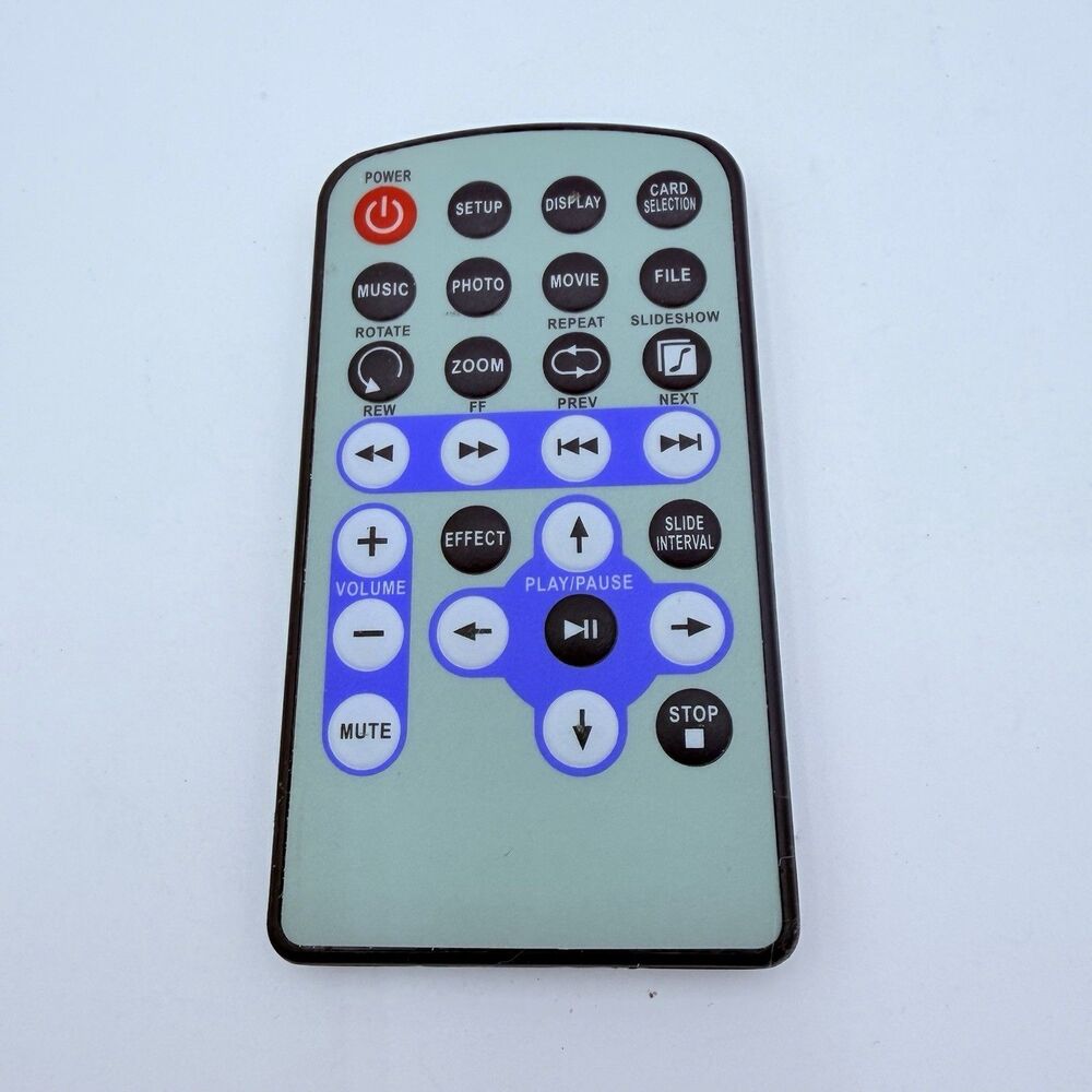 Aluratek Hama Vuescape Digital Photo Frame Remote Control Slide Interval Zoom 80